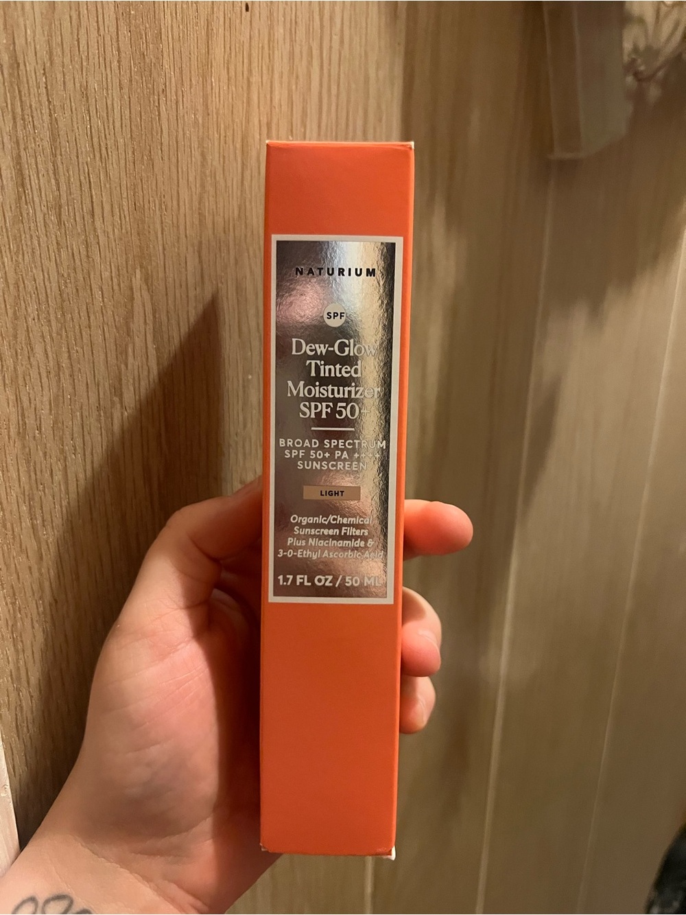NWT Naturium Dew-Glow Tinted Moisturizer SPF 50 - Light